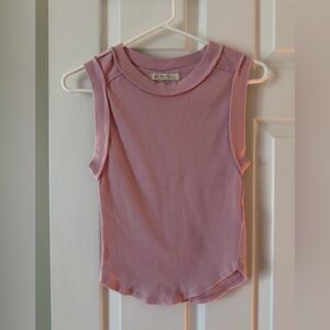 We The Free Light Pink Sleeveless Top